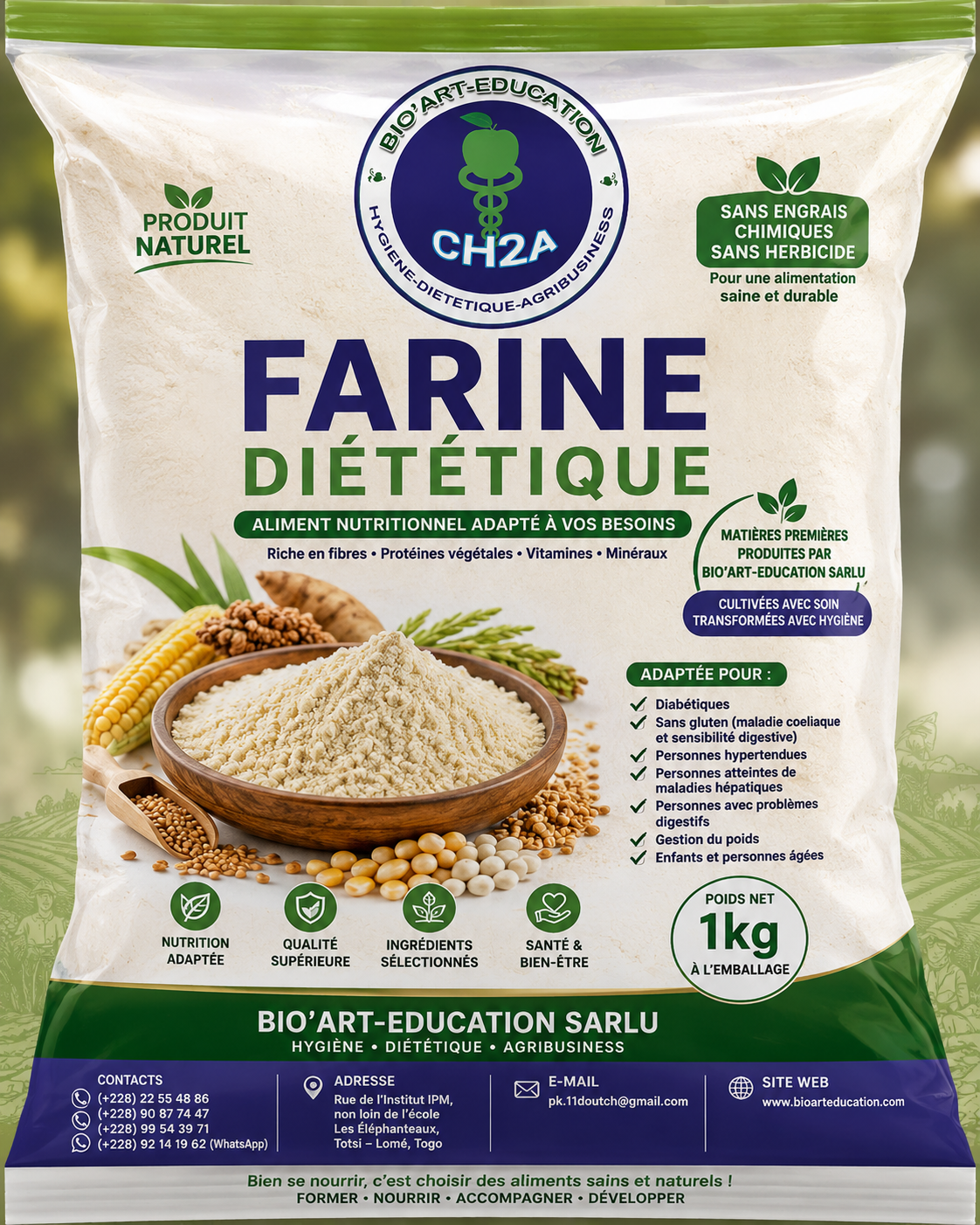 Farine diététique BIO’ART-EDUCATION